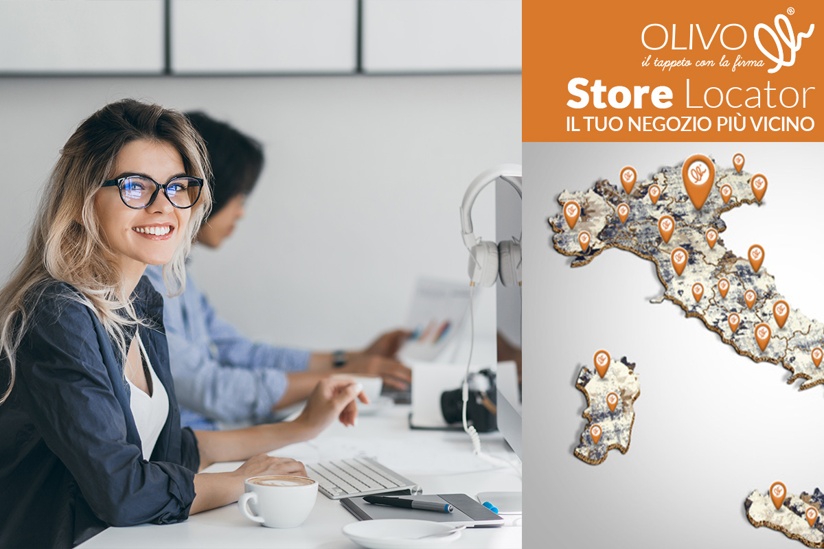 store locator service Olivo Tappeti